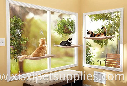 Pet wall window mounted cat bed,cat window perch,cat window hammock